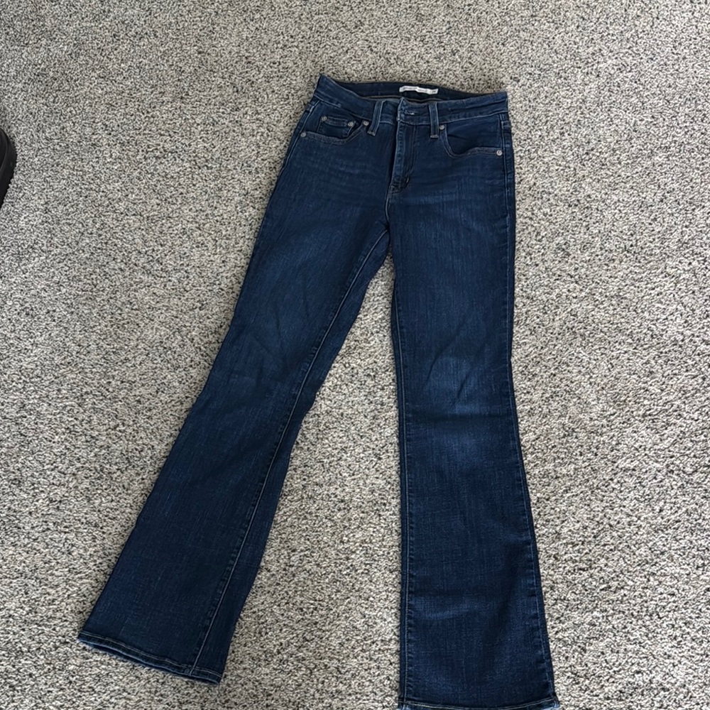 High Rise Blue Jeans - Picture 2 of 5